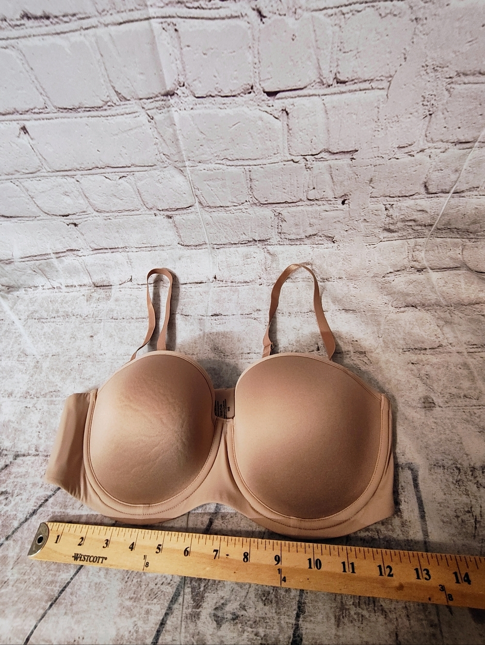 Third Love Classic Strapless Beige 38B Underwire  Removable Straps - Picture 9 of 11